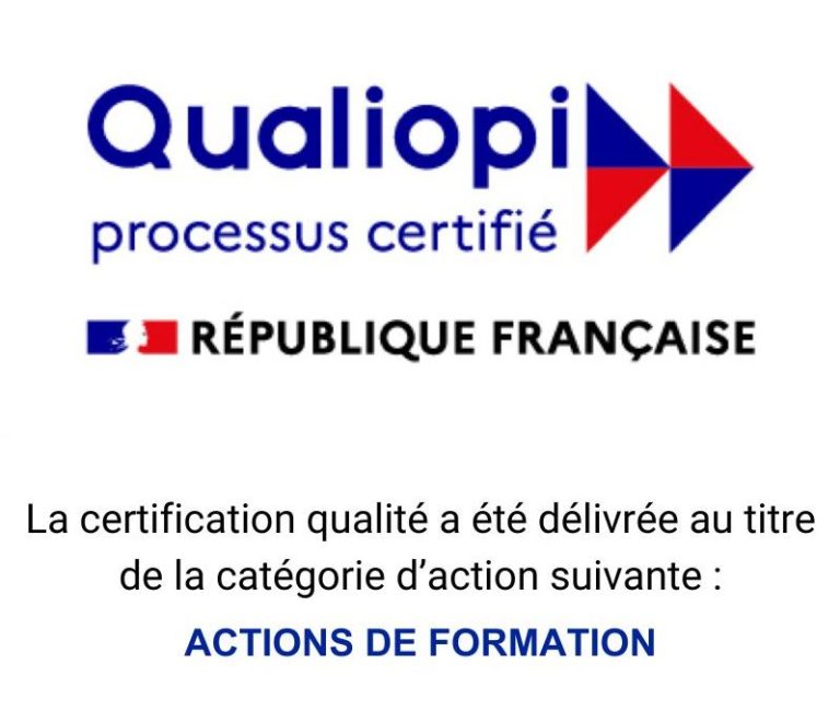 Logo Qualiopi action de formation pour la société CLOSE THE GAP AND MORE 